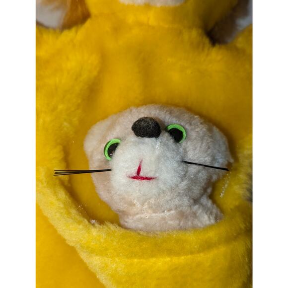 Vintage 1980's Lion Plush Hand Puppet California Stuffed Toys Rare - Picture 4 of 9